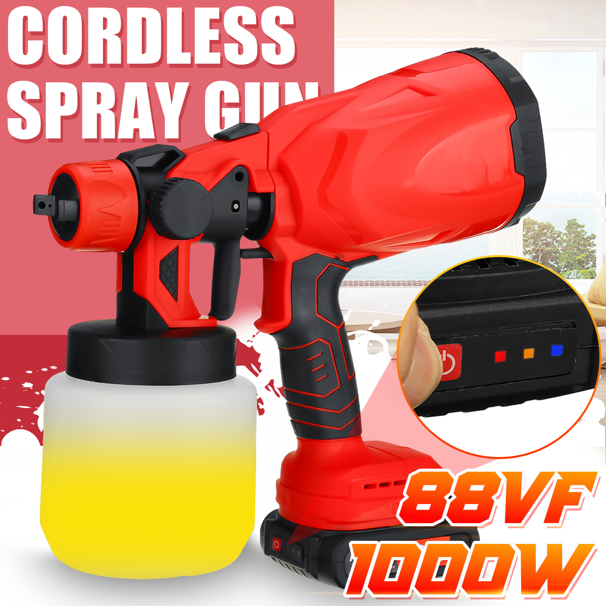 88VF-800ML-Electric-Spray-Guns-Household-Convenience-Spray-Paint-High-Power-Sprayer-Fit-Makita-1893359-2