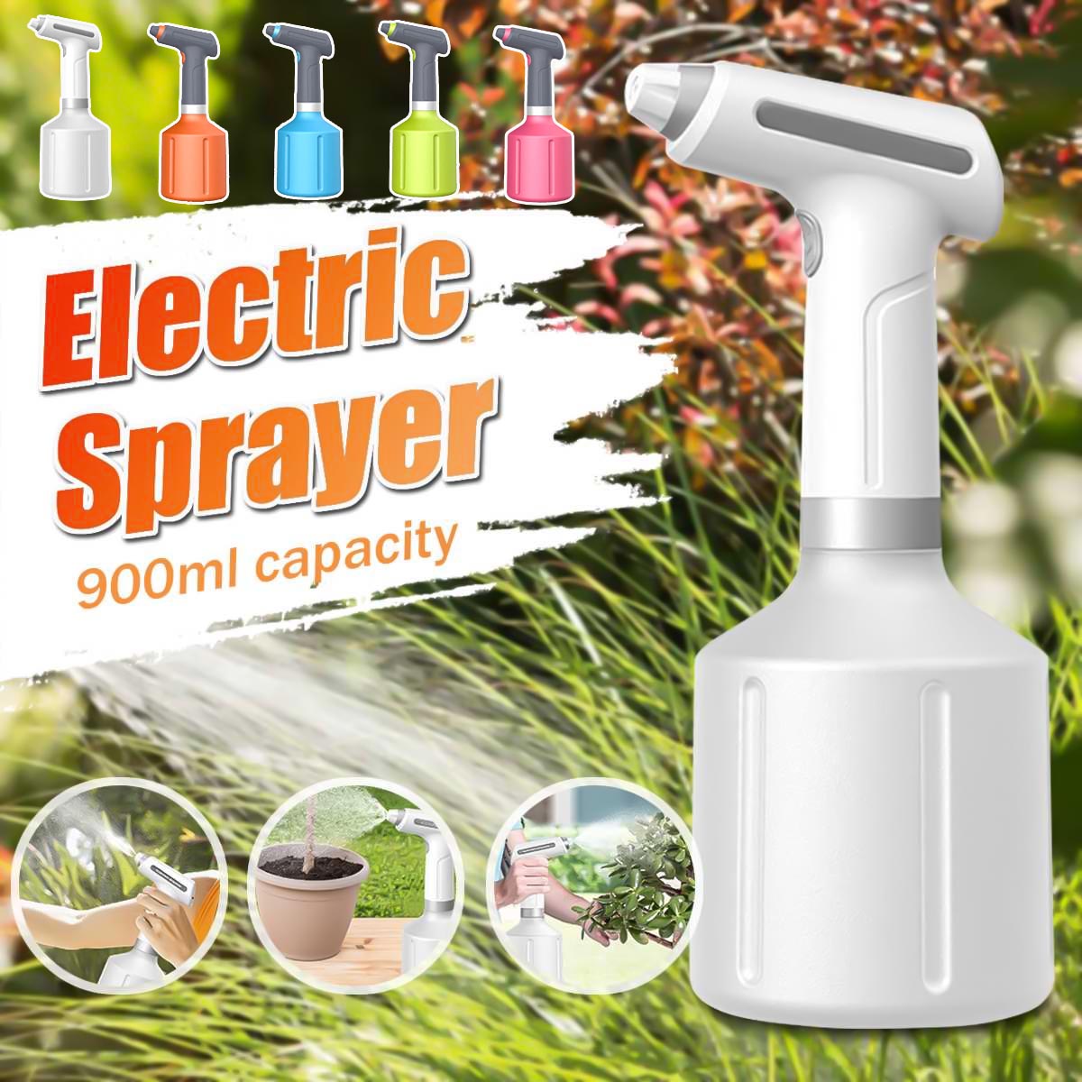 900ML-USB-Electric-Plant-Sprayer-Household-Adjustable-Spout-Spray-Bottle-Fogger-Garden-Tools-1863320-1