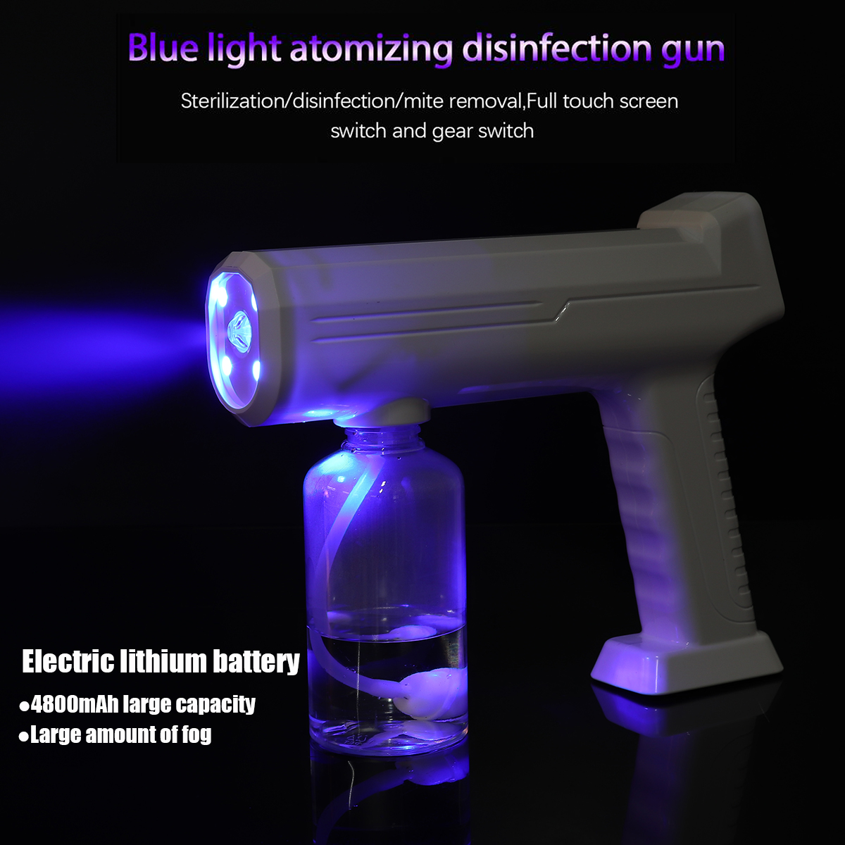 Electric-Spray-Guns-Spray-Machine-Wireless-Electric-Sanitizer-330ML-Sprayer-Disinfects-Blue-Light-St-1903062-5