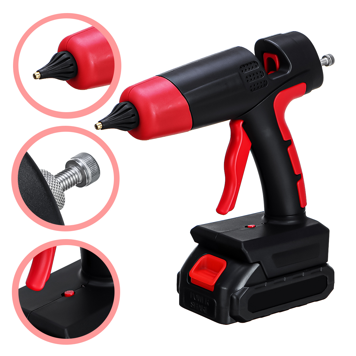 Hot-Melt-Glue-Guns-Cordless-Rechargeable-Hot-Glue-Applicator-Home-Improvement-Craft-DIY-For-Makita-B-1903421-2