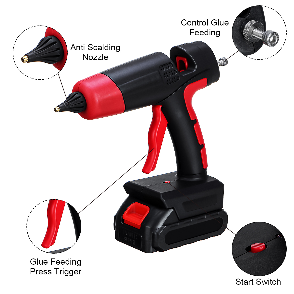 Hot-Melt-Glue-Guns-Cordless-Rechargeable-Hot-Glue-Applicator-Home-Improvement-Craft-DIY-For-Makita-B-1903421-3