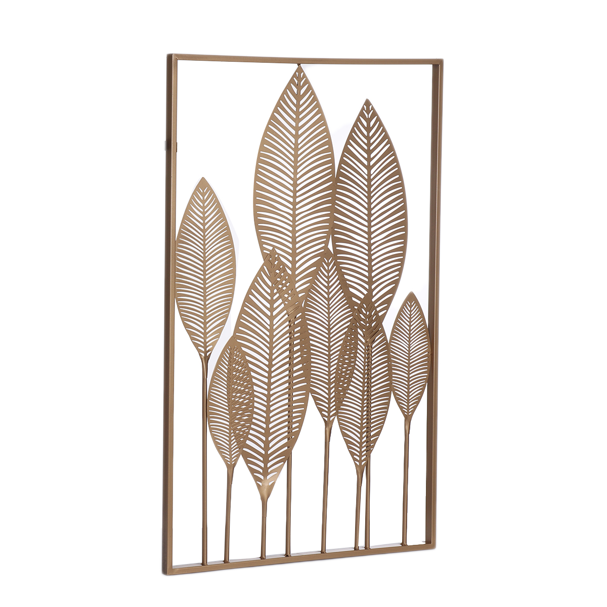 Rectangle-Metal-Wall-Art-Hanging-Iron-Sculpture-Leaf-Home-Hotel-Decor-53x845cm-1794307-5