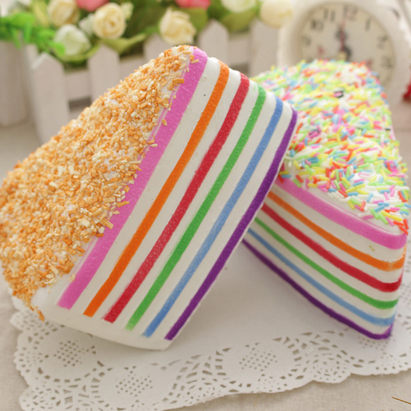 14x9x8cm-Squishy-Rainbow-Cake-Simulation-Super-Slow-Rising-Fun-Gift-Toy-Decoration-1118758-1