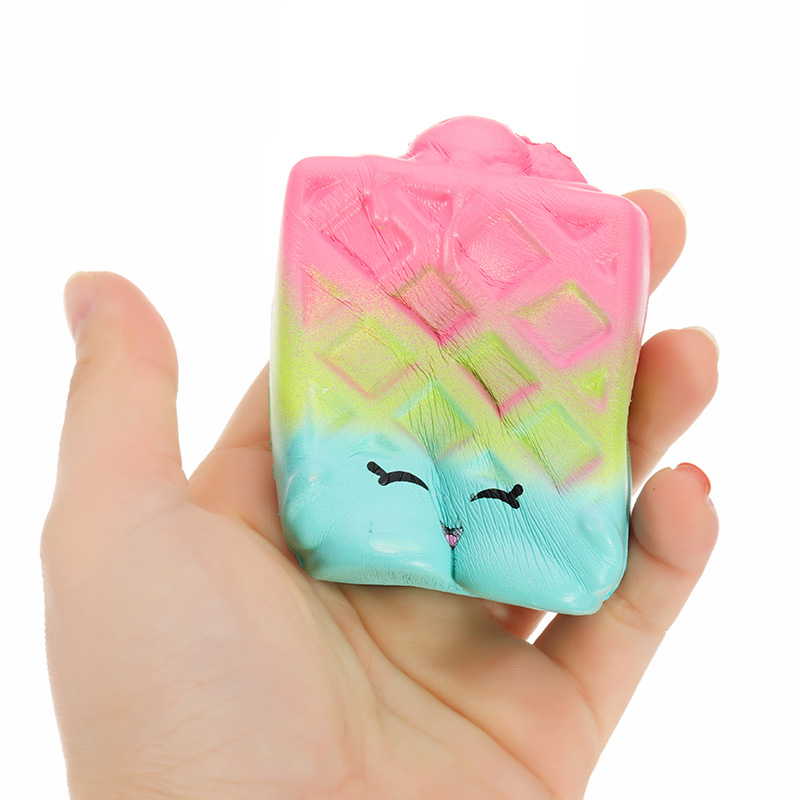 2Pcs-Waffles-Squishy-6535cm-Slow-Rising-Soft-Collection-Gift-Decor-Toy-1284603-6