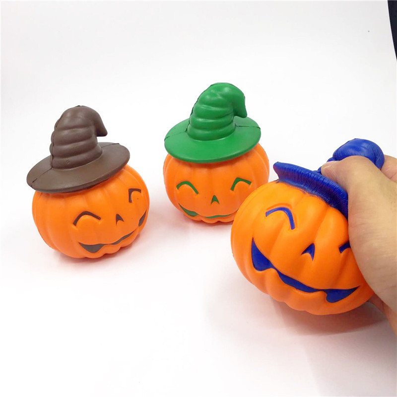 Chameleon-Soft-Halloween-Pumpkin-Witch-Hat-Squishy-Slow-Rising-Stress-Stretch-Kids-Toy-Gift-1221005-2