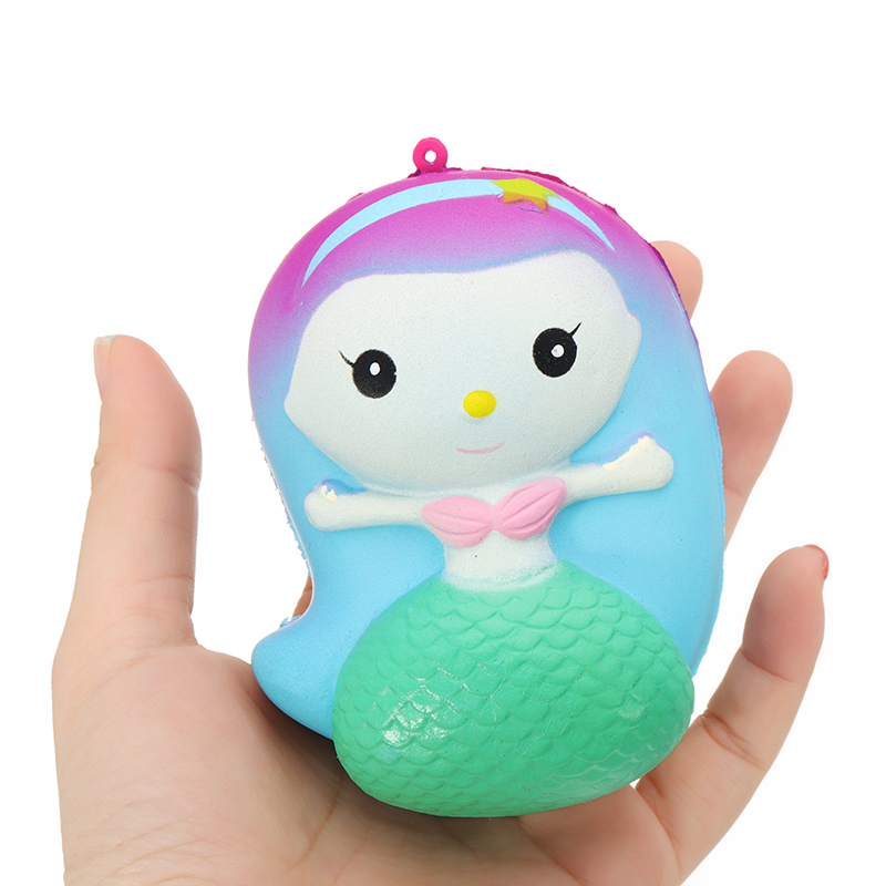 Chameleon-Symphony-Mermaid-Squishy-71055cm-Slow-Rising-With-Packaging-Collection-Gift-1279512-6