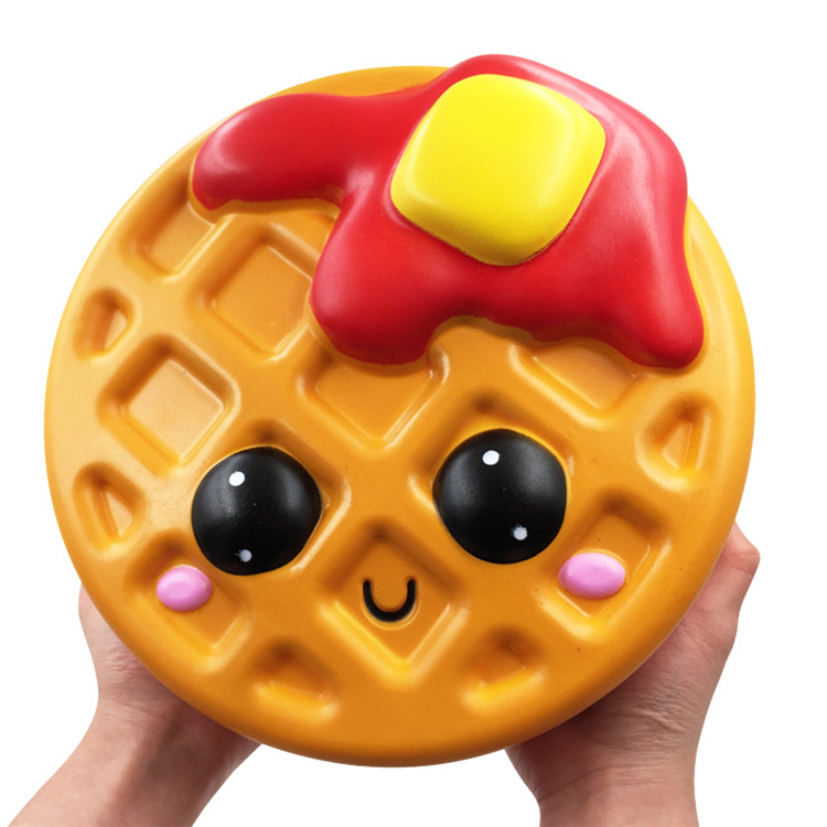 Giant-Jumbo-Squishy-Bread-Waffle-Cake-24CM-Cookies-Slow-Rising-Soft-Scented-Toy-1419066-1