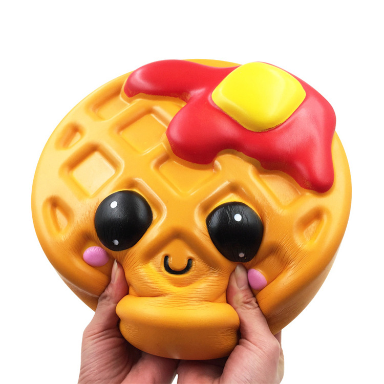 Giant-Jumbo-Squishy-Bread-Waffle-Cake-24CM-Cookies-Slow-Rising-Soft-Scented-Toy-1419066-4