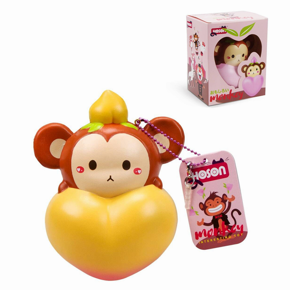 Hoson-Squishy-Monkey-Peach-Soft-Slow-Rising-Toy-With-Original-Packing-1364814-1