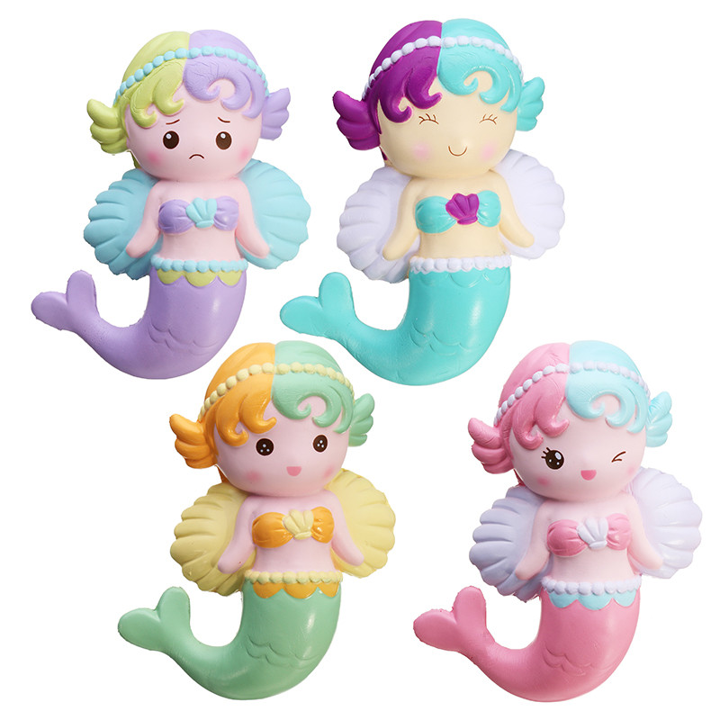 Oriker-Squishy-Angel-Mermaid-16cm-Soft-Sweet-Slow-Rising-Original-Packaging-Collection-Gift-Decor-1213791-1