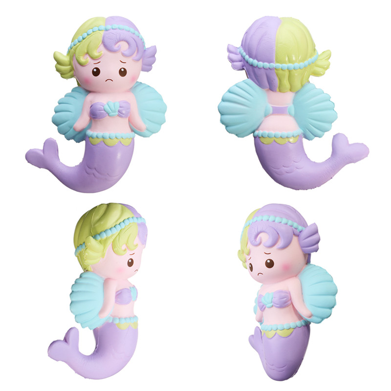 Oriker-Squishy-Angel-Mermaid-16cm-Soft-Sweet-Slow-Rising-Original-Packaging-Collection-Gift-Decor-1213791-2