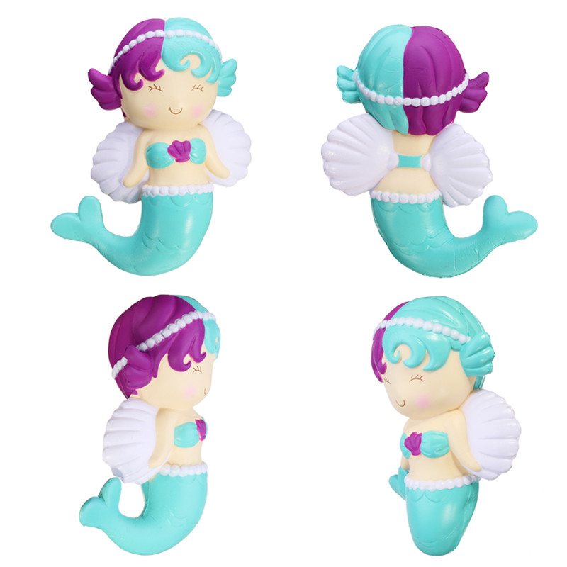 Oriker-Squishy-Angel-Mermaid-16cm-Soft-Sweet-Slow-Rising-Original-Packaging-Collection-Gift-Decor-1213791-5