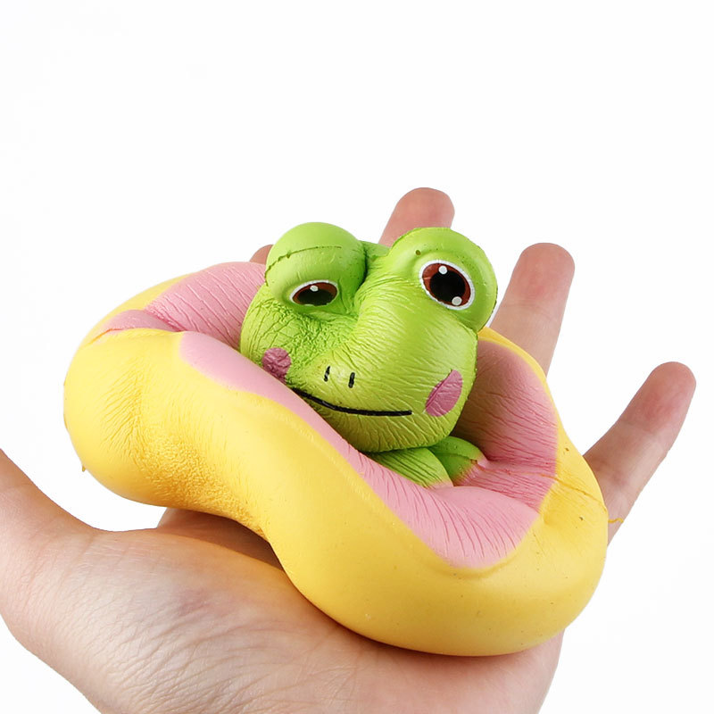 Sanqi-Elan-Frog-Duck-Squishy-10109CM-Licensed-Slow-Rising-With-Packaging-Collection-Gift-Soft-Toy-1318231-4