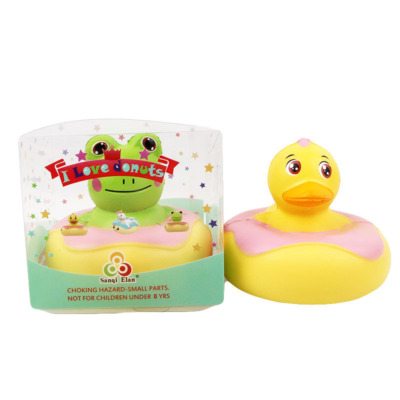 Sanqi-Elan-Frog-Duck-Squishy-10109CM-Licensed-Slow-Rising-With-Packaging-Collection-Gift-Soft-Toy-1318231-5