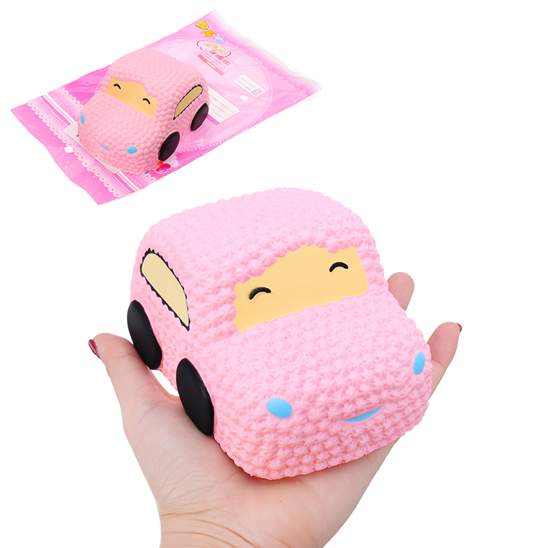 Squishy-Car-Racer-Pink-Cake-Soft-Slow-Rising-Toy-Scented-Squeeze-Bread-1253905-1