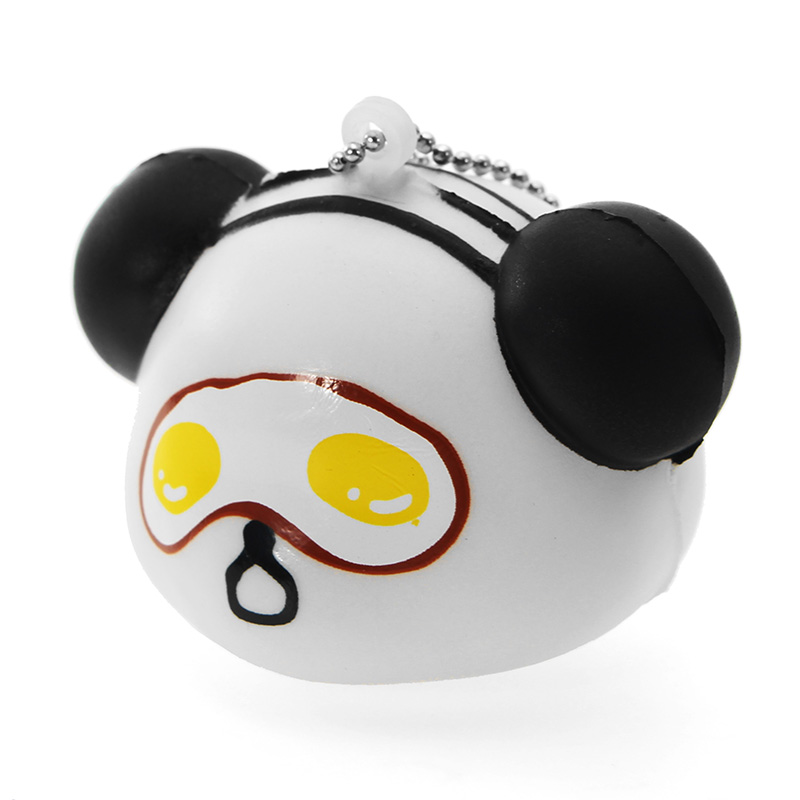 Squishy-Panda-Face-With-Ball-Chain-Soft-Phone-Bag-Strap-Collection-Gift-Decor-Toy-1210103-2