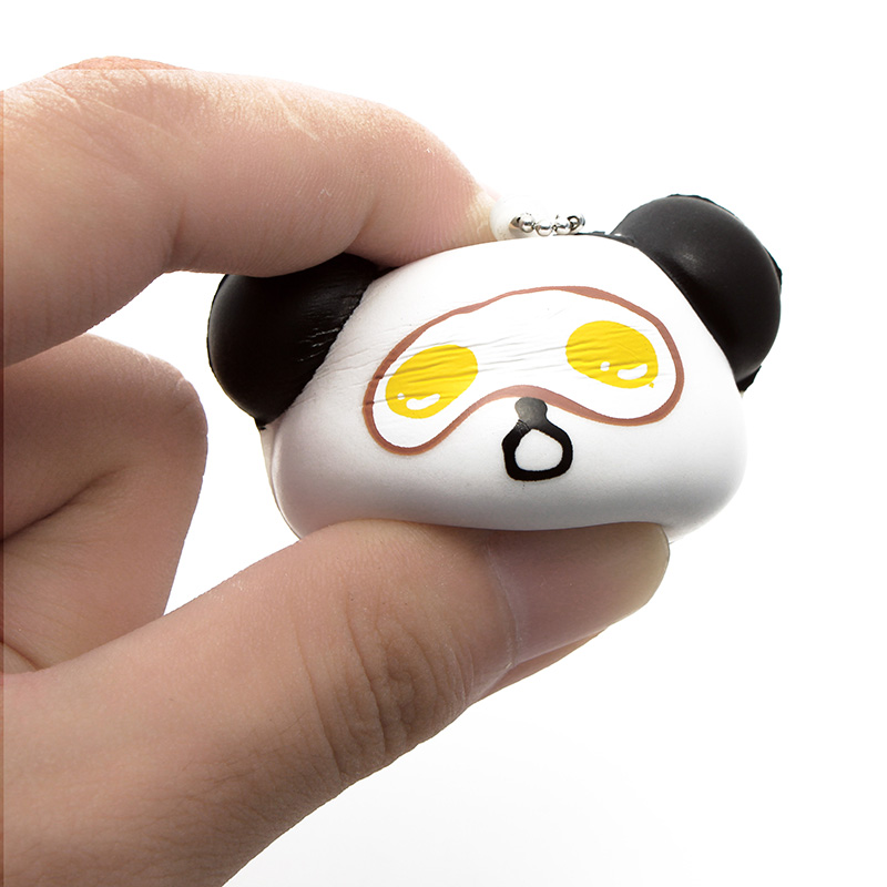 Squishy-Panda-Face-With-Ball-Chain-Soft-Phone-Bag-Strap-Collection-Gift-Decor-Toy-1210103-5