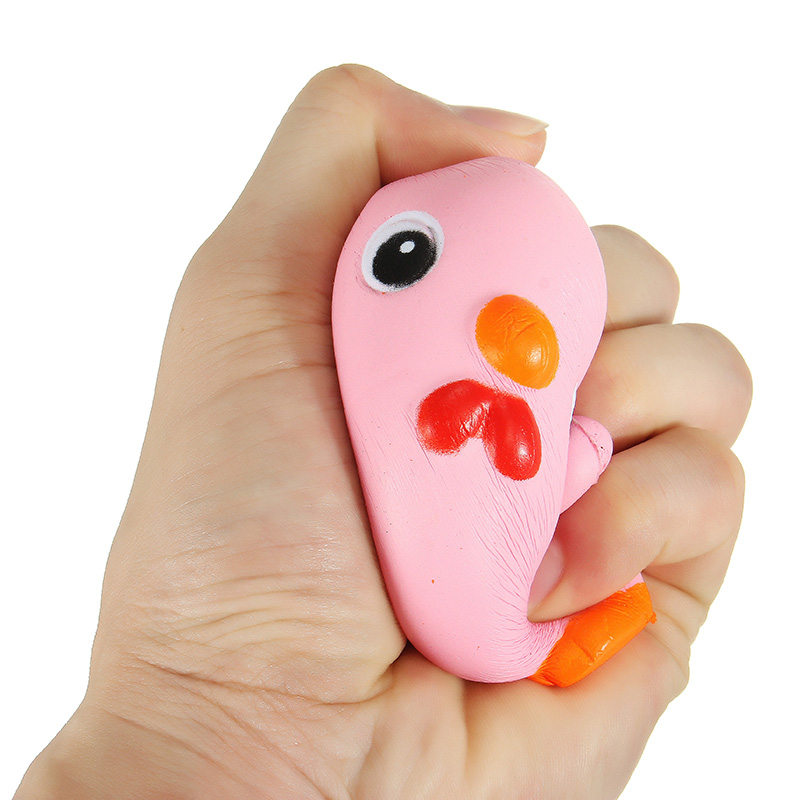 Squishy-Pink-Chicken-Jumbo-10cm-Slow-Rising-Collection-Gift-Decor-Soft-Toy-Phone-Bag-Strap-1162299-2