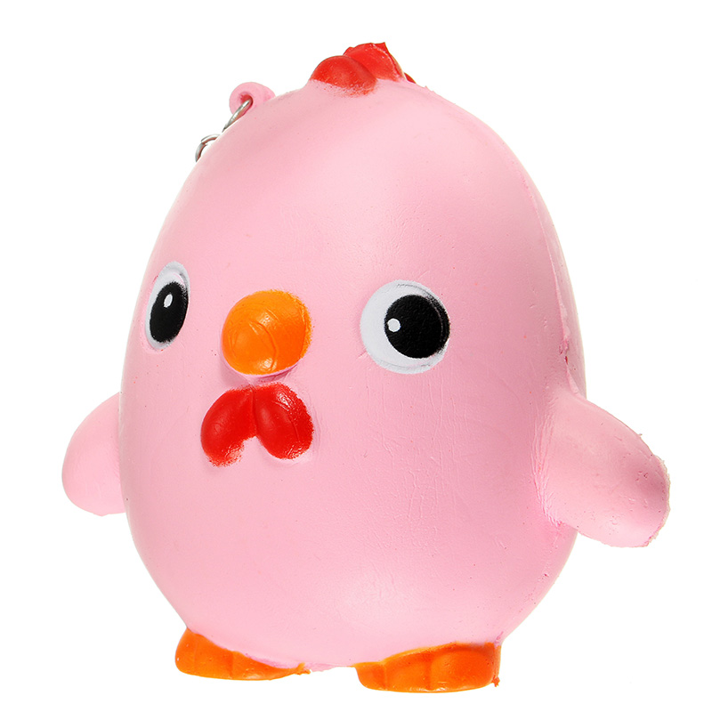 Squishy-Pink-Chicken-Jumbo-10cm-Slow-Rising-Collection-Gift-Decor-Soft-Toy-Phone-Bag-Strap-1162299-5