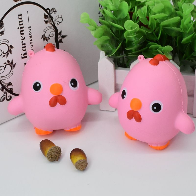 Squishy-Pink-Chicken-Jumbo-10cm-Slow-Rising-Collection-Gift-Decor-Soft-Toy-Phone-Bag-Strap-1162299-8