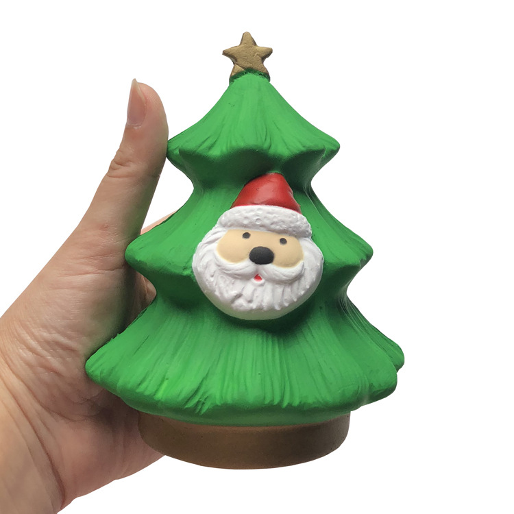 Squishy-Santa-Claus-Christmas-Tree-13CM-Christmas-Gift-Decoration-Collection-With-Packaging-1388268-5