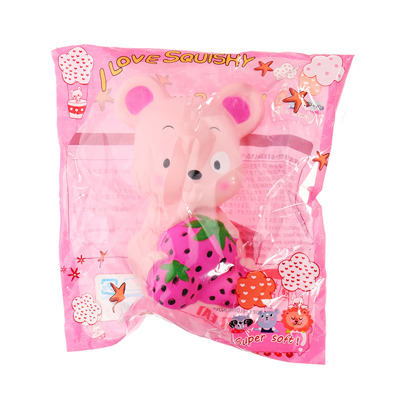 Squishy-Strawberry-Rat-13CM-Slow-Rising-Soft-Toy-Stress-Relief-Gift-Collection-With-Packing-1273062-9