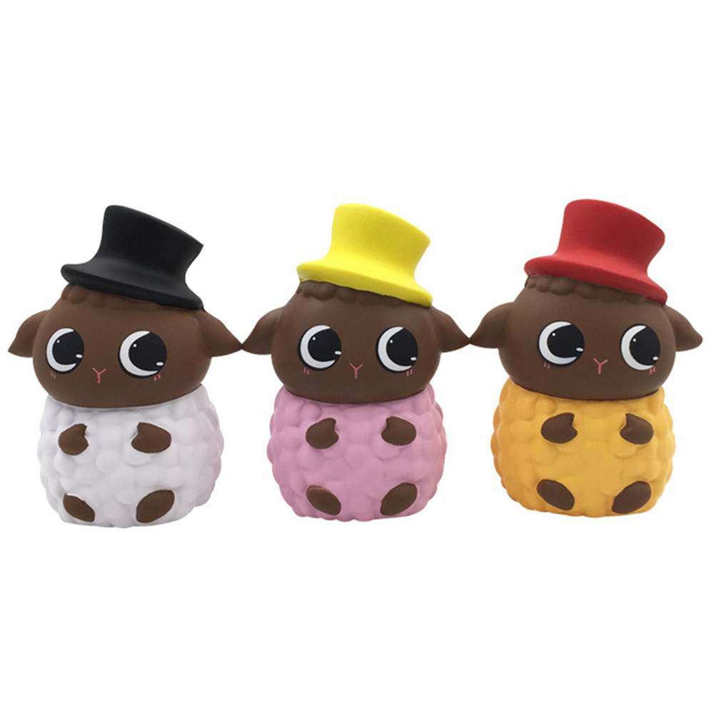 SquishyFun-Hat-Sheep-Lamb-Squishy-151185CM-Licensed-Slow-Rising-With-Packaging-Collection-Gift-1351710-1