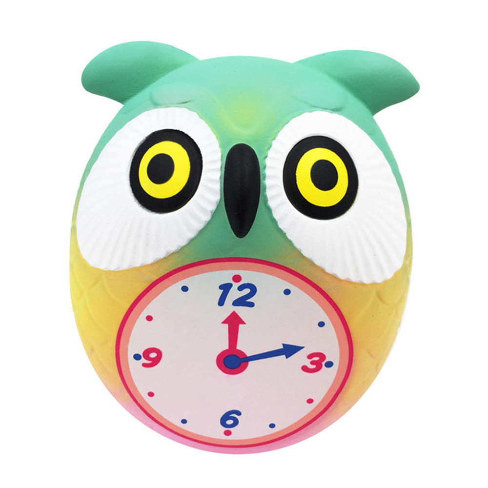 Taburasaa-Owl-Clock-Squishy-121059CM-Soft-Slow-Rising-With-Packaging-Collection-Gift-Toy-1360928-4