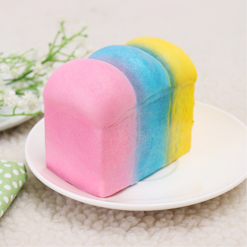 YunXin-Squishy-Rainbow-Toast-Loaf-Bread-10cm-Slow-Rising-With-Packaging-Collection-Gift-Decor-Toy-1234772-7