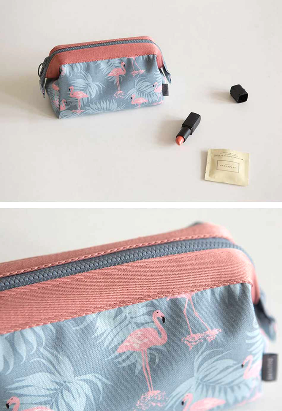 New-Women-Portable-Cute-Multifunction-Beauty-Flamingo-Cosmetic-Bag-1345510-4