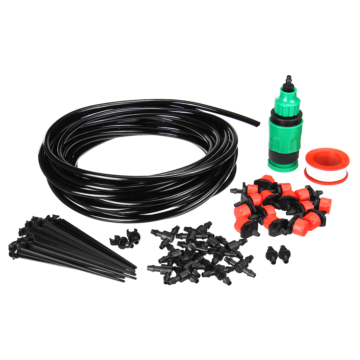 10-Meters-DIY-Plant-Self-Watering-Adjustable-Micro-Drip-Irrigation-System-Garden-Hose-Set-1623147-2