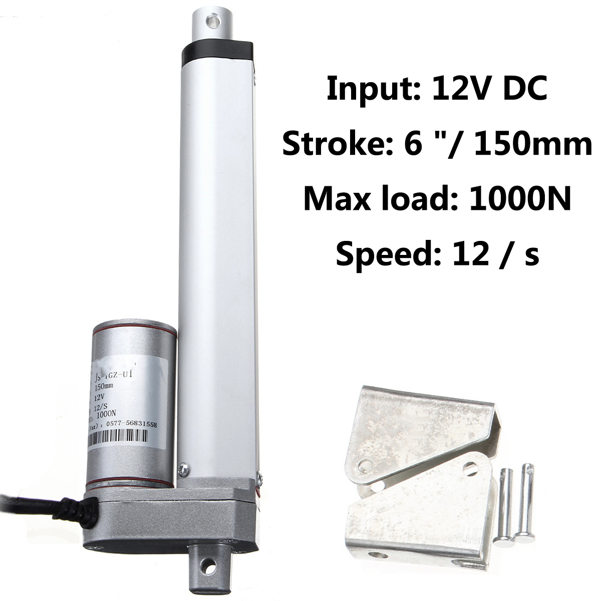 6inch150mm-Aluminum-12V-DC-Max-Load-1000N-Linear-Actuator-Electric-Putter-Motor-1142032-10