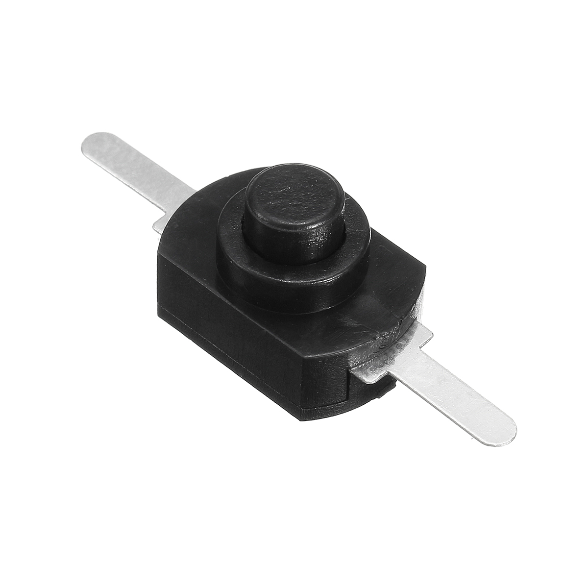 Excellwayreg-10Pcs-1A-30V-DC-250V-Black-Latching-On-Off-Mini-Push-Button-Switch-1184493-3