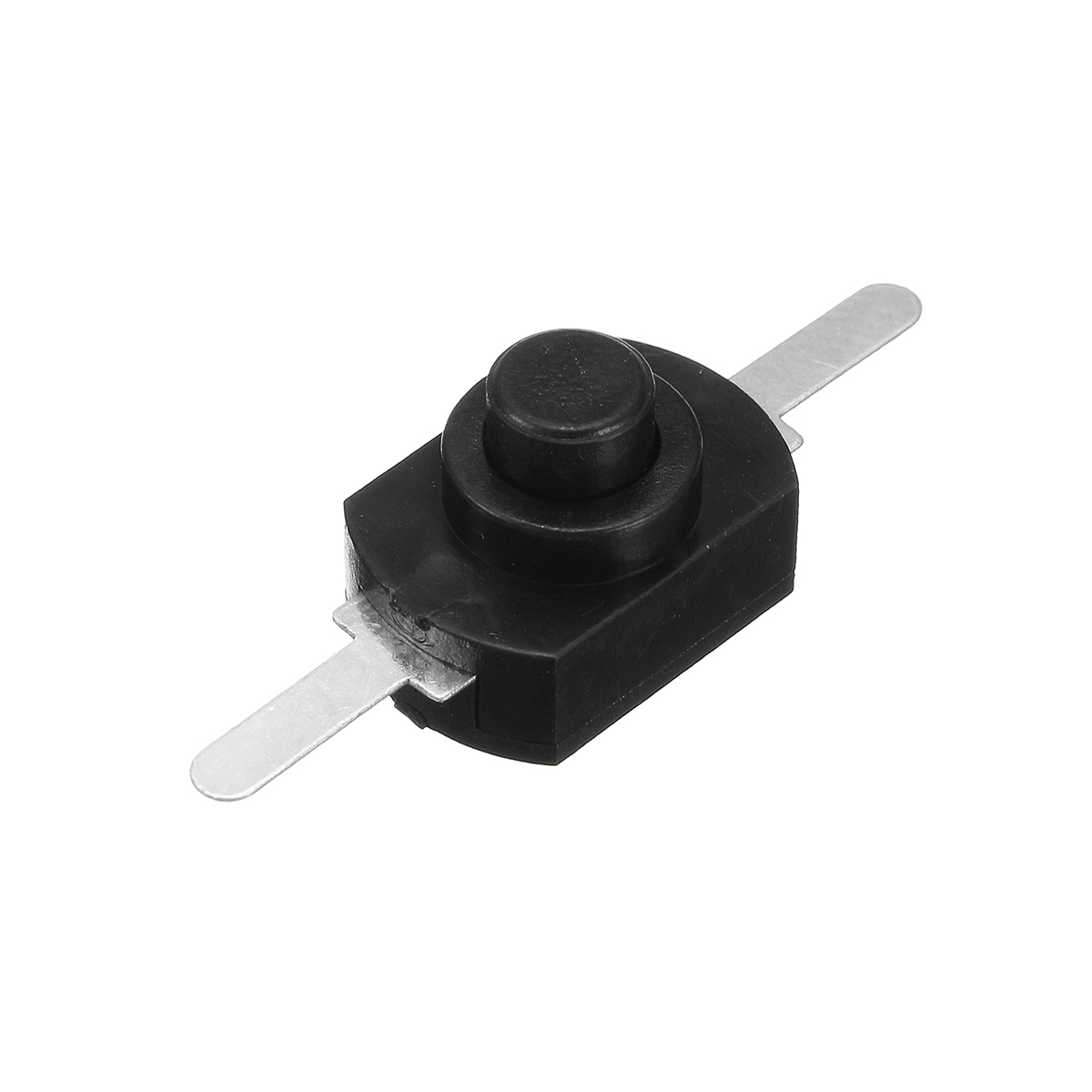 Excellwayreg-10Pcs-1A-30V-DC-250V-Black-Latching-On-Off-Mini-Push-Button-Switch-1184493-5