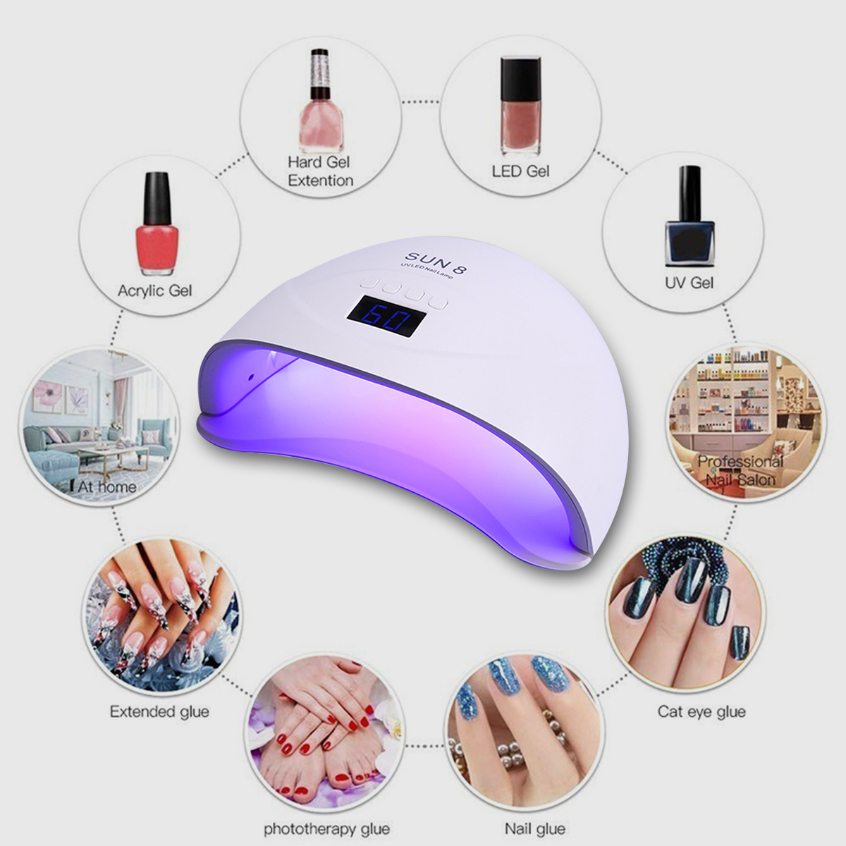 SUN8R-84W-42-LED-Nail-Gel-Polish-Dryer-UV-Fast-Curing-1587158-8