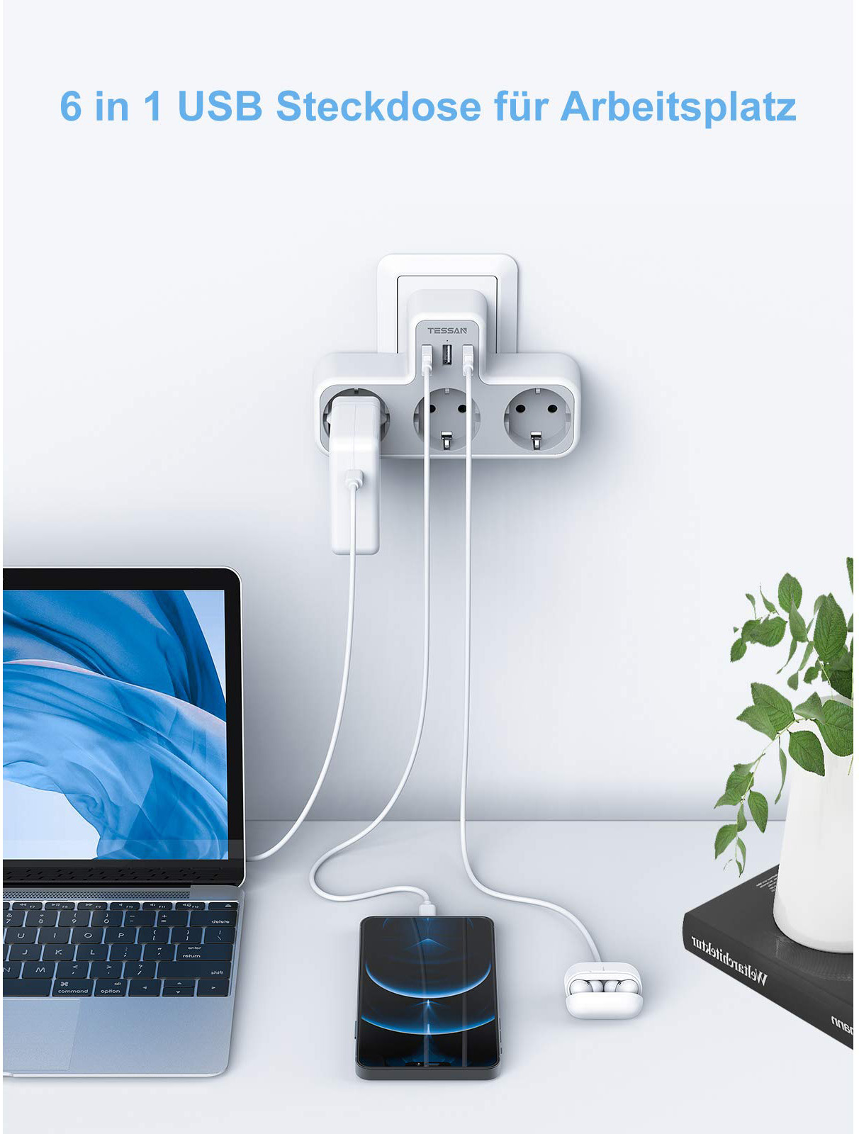 TESSAN-TS-323-DE-GermanEU-3600W-Wall-Socket-Extender-with-3-AC-Outlets3-USB-Ports-5V-24A-Power-Adapt-1823343-1