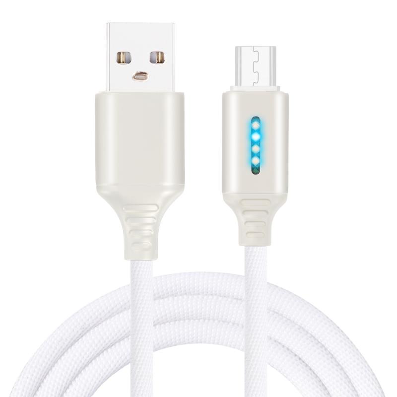 Smart-LED-Auto-Disconnect-Charger-Nylon-Braided-Micro-USB-2A-Tablet-Cable-1M-1490265-2