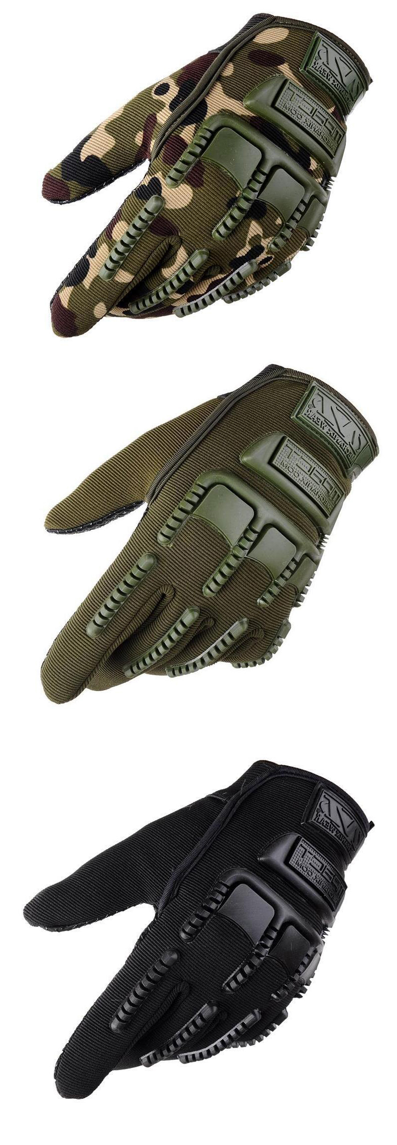 1Pair-FREE-SOLIDER-Tactical-Glove-Riding-Gloves-Full-Finger-Slip-Resistant-Gloves-For-Cycling-Campin-1442703-2
