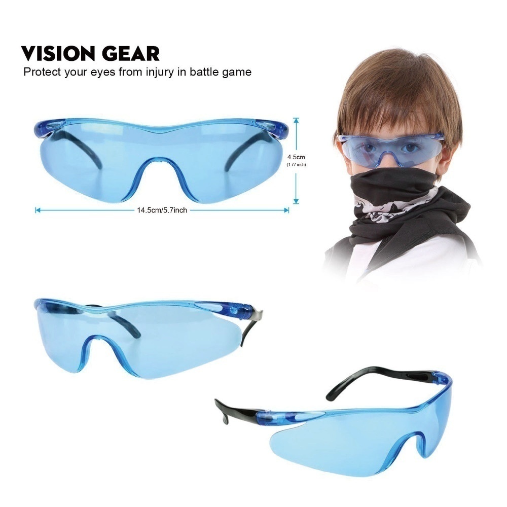 Children-2-Sets-Tactical-Tank-Tops-Kit-Wrist-Bands-Face-Mask-Protective-Glasses-Darts-1618497-4