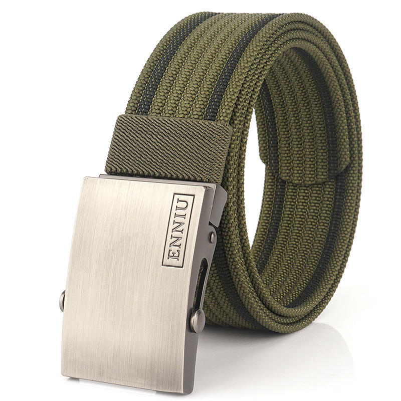 JB51 120cm Roller Buckle Nylon Belt Outdoor Camping Hunting Tactical Belt Man Women Waistband