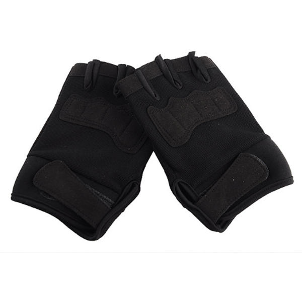 1 Pair Tactical Glove Military Sports Climbing Cycling Fitness Anti-skid Gloves Half Finger Gloves