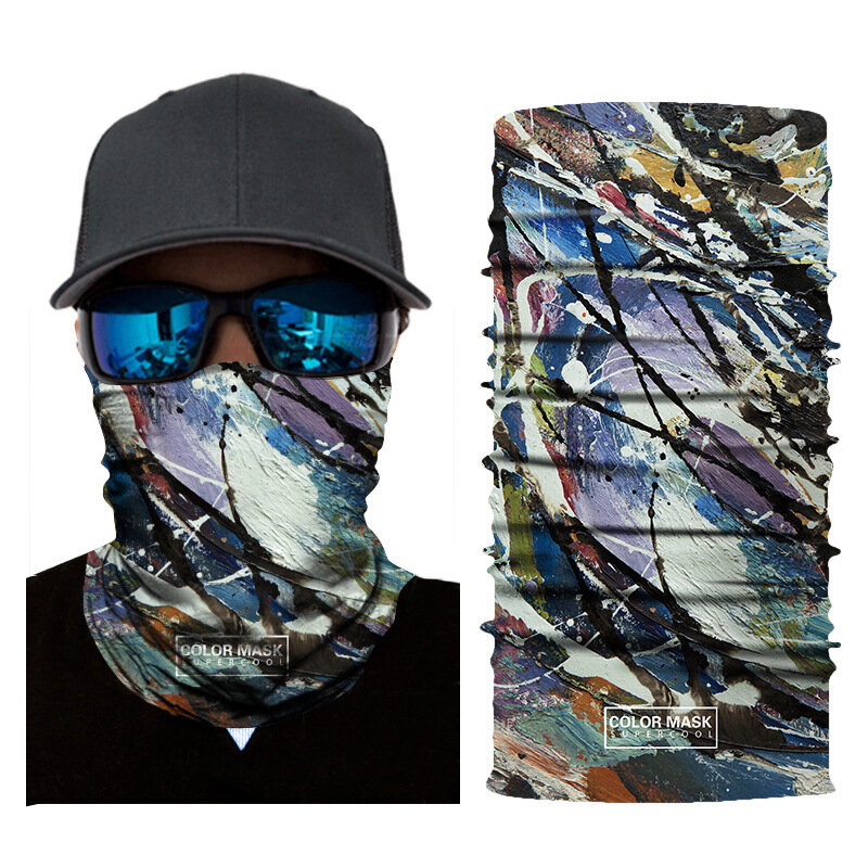 Unisex Multifunction Face Scarf Cover Mask,Headscarf,Sun Dust Bandanas,Dust-proof UV Protection Neck Gaiterfor Fishing Motorcycling Running