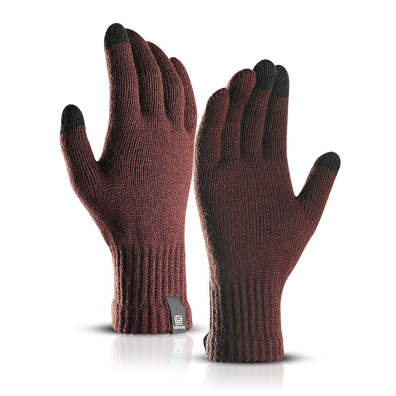 Winter-Knitted-Wool-Touch-Screen-Gloves-Men-Warm-Short-Plush-Lining-Full-Finger-Sport-Cycling-Gloves-1366335-8