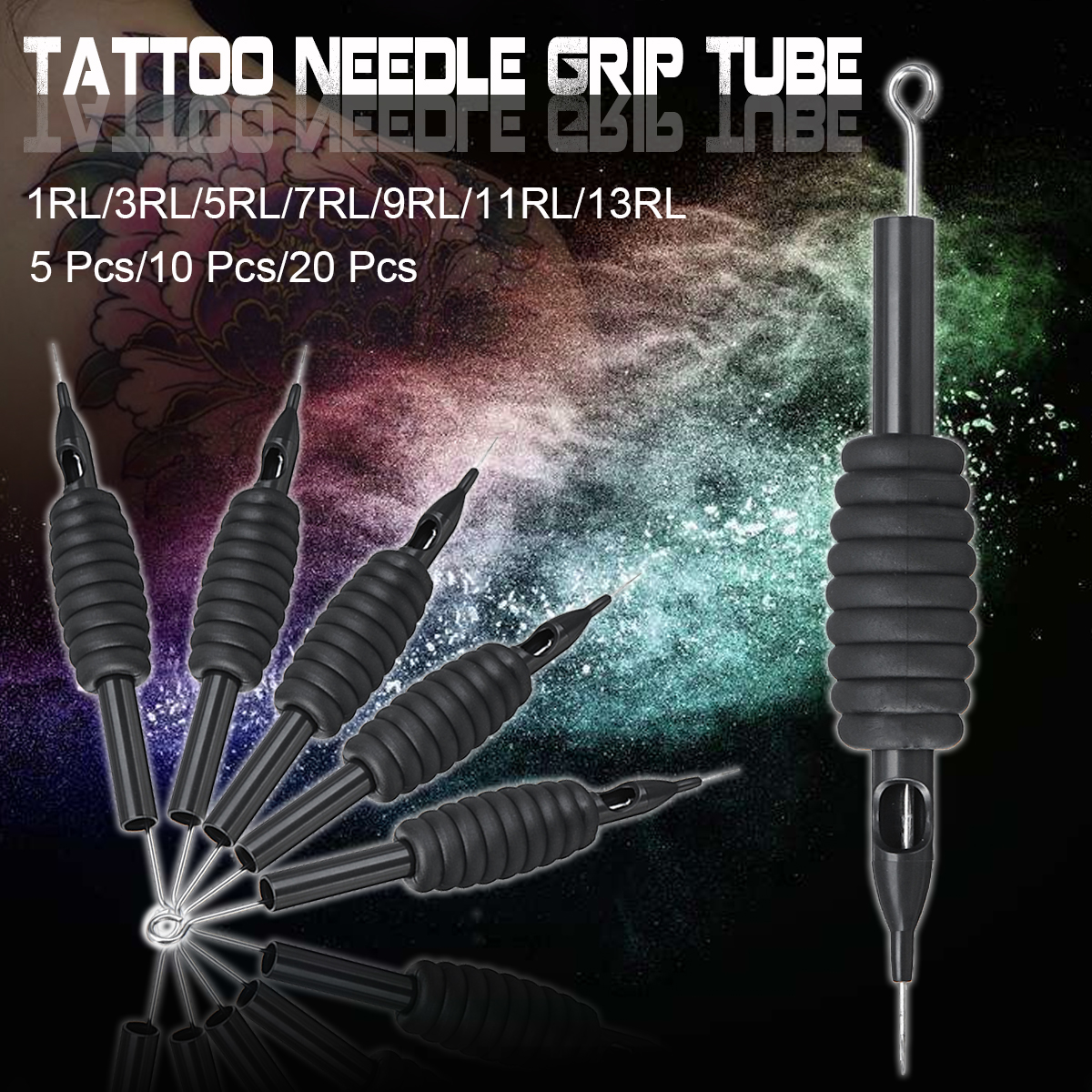 1RL3RL5RL7RL9RL11RL13RL14RL-Disposable-Tattoo-Machine-Sterile-Tattoo-Needle-With-Tube-34inch-Silicon-1544130-1