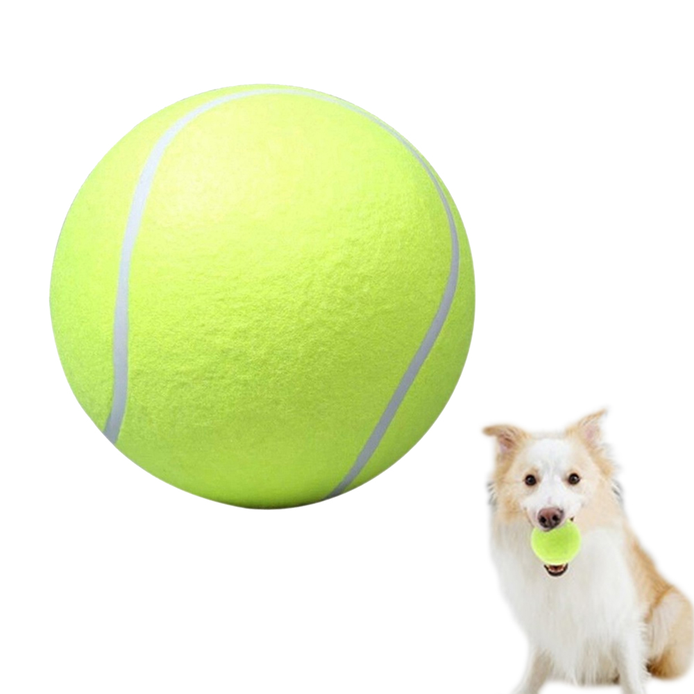 1-Pcs-Pet-Dog-Ball-Tennis-Ball-6cm24cm-Diameter-Rubber-Chew-Puppy-Toy-Clean-teeth-Bite-Toy-1817340-1