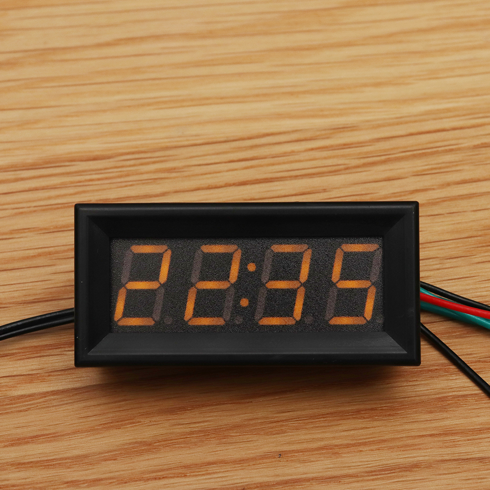 056-Inch-33V200V-3-in-1-Time--Temperature--Voltage-Display-DC7-30V-Voltmeter-Electronic-Watch-Clock--1529971-4