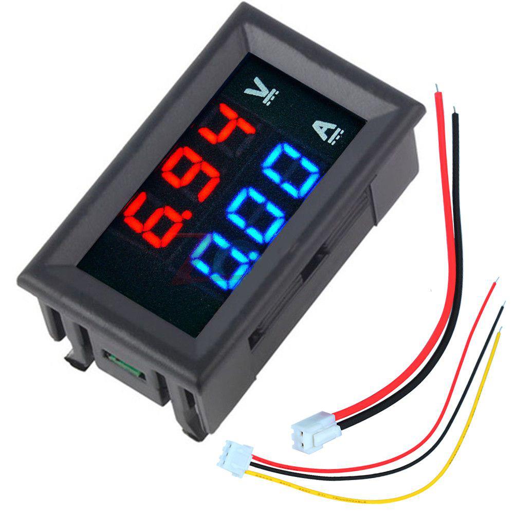 Geekcreitreg-Mini-Digital-Voltmeter-Ammeter-DC-100V-10A-Voltmeter-Current-Meter-Tester-BlueRed-Dual--1416489-1