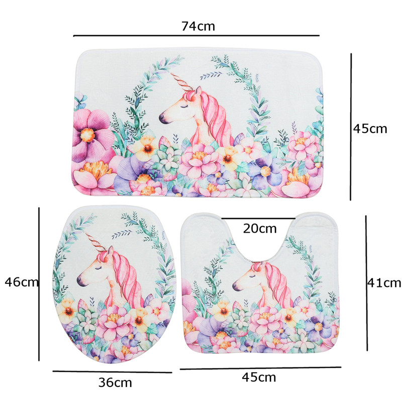 3Pcs-Bath-Mat-Set-Non-Slip-Pedestal-Mat-Toilet-Bathroom-Rug-Memory-Foam-Design-1289503-3