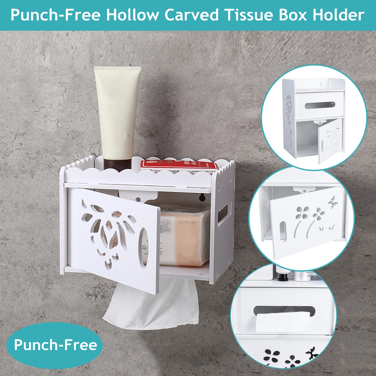 Toilet-Paper-Rack-Hand-Paper-Box-toilet-Tissue-Box-Punch-Free-Hollow-Carved-Tissue-Box-Holder-1691886-1