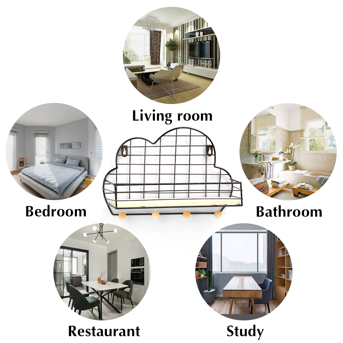 Wall-Mounted-Shelf-Metal-Wire-Rack-Storage-Unit-With-Hooks-Key-Basket-Hanger-1676470-11